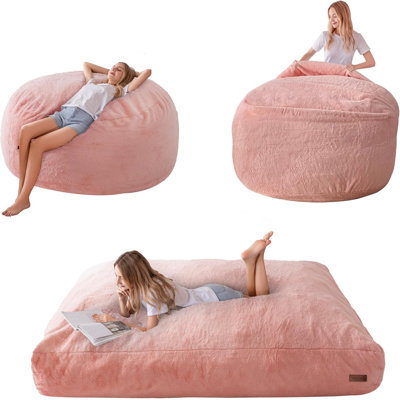 Polyester Refillable Bean Bag Chair by Trule
