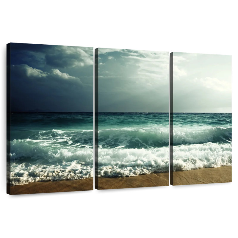 Gillard Dusky Ocean Wave, H 24 po x l 38 po