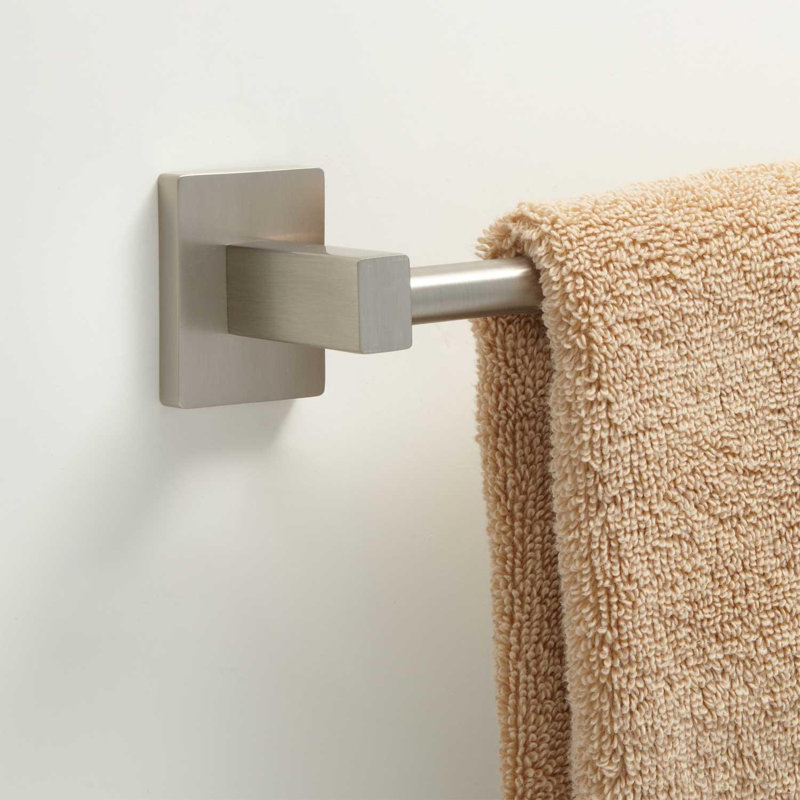 24" Helsinki Collection Wall-Mount Towel Bar, Brushed Nickel