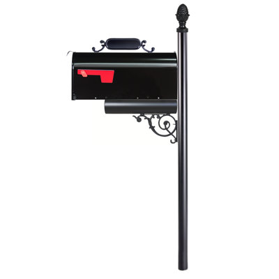 Aluminum Post Mounted Mailbox