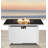 25 H x 42 W Steel Outdoor Fire Pit Table with Lid
