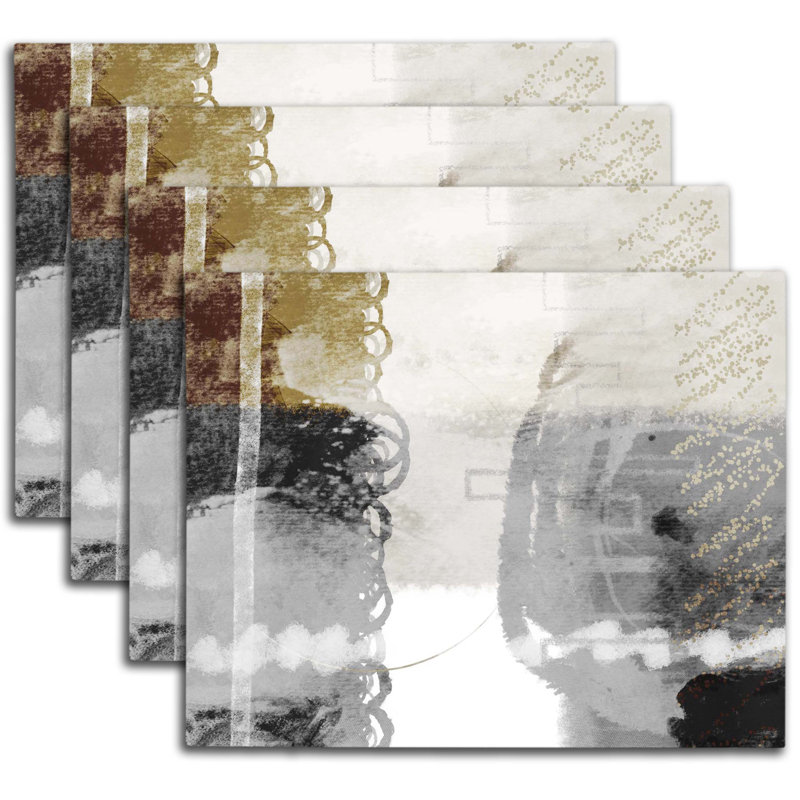 Napperon abstrait en polyester