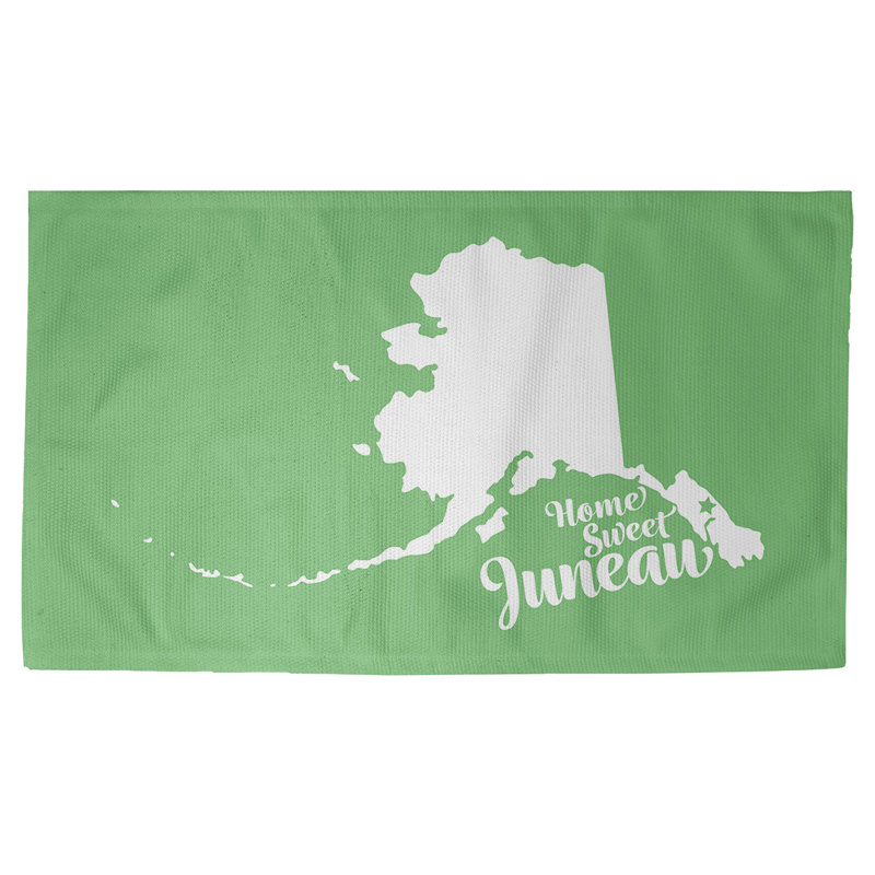 Tapis de la zone verte juneau alaska, Rectangle 5 pi x 7 pi, Oui