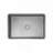 19.68'' Concrete Rectangular Modern Gray Bathroom Sink