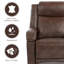 Fauteuils inclinables électriques en simili cuir pour adultes-254085647