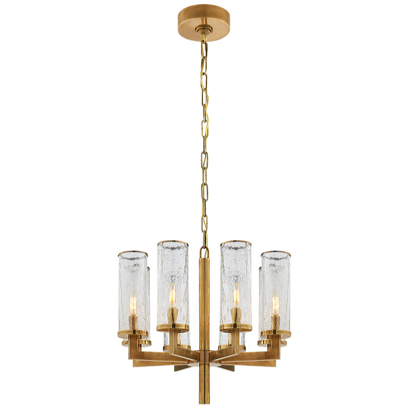 Kelly Wearstler Liaison Single Tier Chandelier, Antique-Burnished Brass