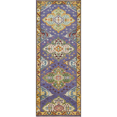 Tapis de couloir oriental géométrique 3x8