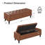 Banc avec repose-pieds 60 po-372285239