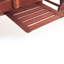 Kerish 200cm Long Reclining Acacia Single Chaise with Cushions and Table