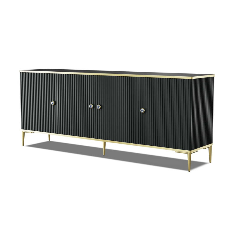 Loughborough 182cm Sideboard, Black