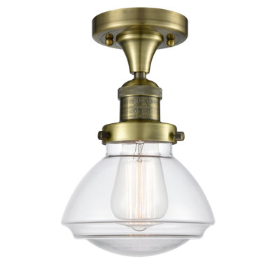 Chesterville Glass Semi Flush Mount