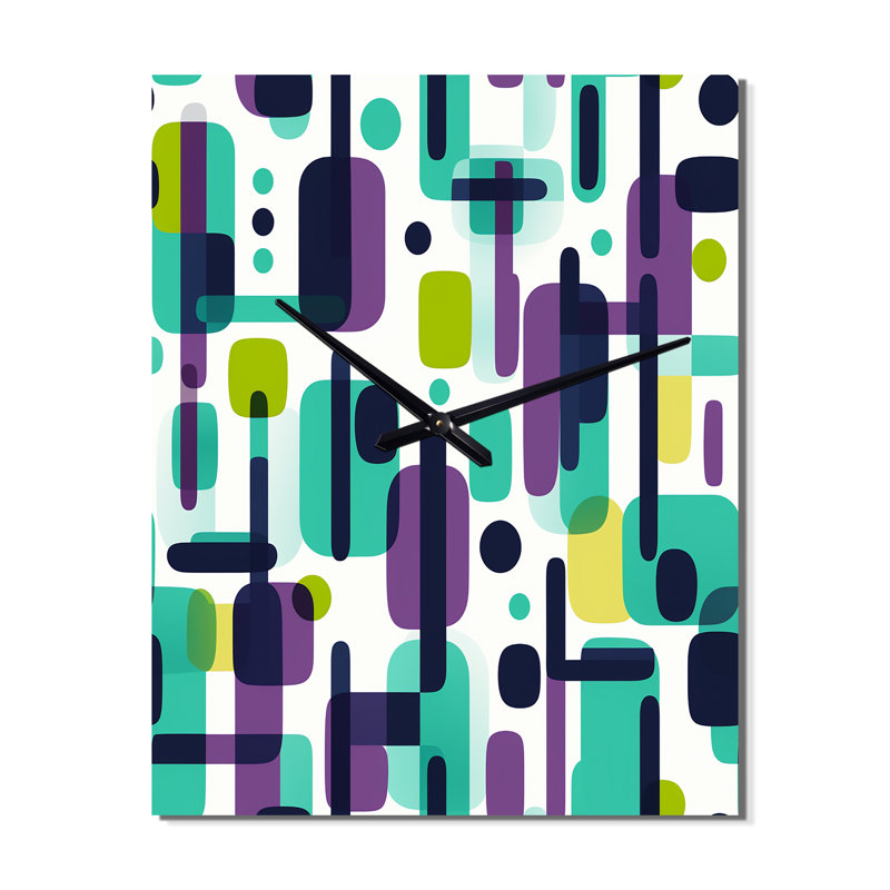 Jamiles - Horloges murales modernes, H 40 po x l 10 po x P 1 po
