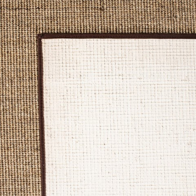 Martha Stewart Sisal/Jute Solid Color Rug in Brown, Rectangle 4' x 6'