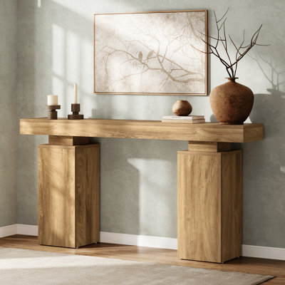 63-Inch Farmhouse Console Table
