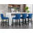 Aden 26.7" Seat Height Velvet Upholstered Counter Stools with Button Tufted-1949439428