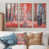 Toile naturelle avec cadre flottant