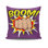 Coussin décoratif, 17,0 x 17,0 pouces, 50% coton / 50% polyester, lavable à la machine, repassable, rembourrage en silicone, fermeture à glissière dissimulée | Coussin décoratif doux et élégant pour le salon, la chambre à coucher et le bureau