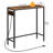 Narrow Console Table With Power Outlets, 29.5" Small Entryway Table With Charging Station, Thin Sofa Table, Side Table, For Hallway, Bedroom, Living Room