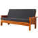 Textured Grid Stretchy Washable Box Cushion Futon Slipcover