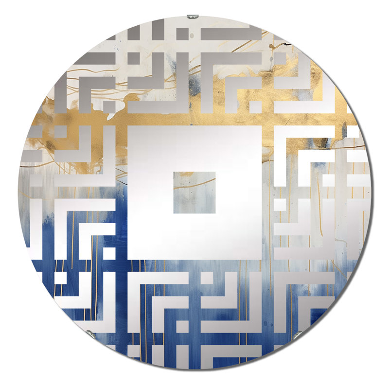 Lebeau - Miroir mural carré, 23,6 po x 23,6 po