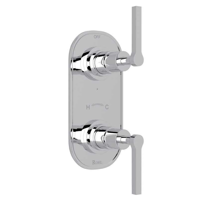 Lombardia® 1/2" Thermostatic Trim with Diverter, Polished Chrome