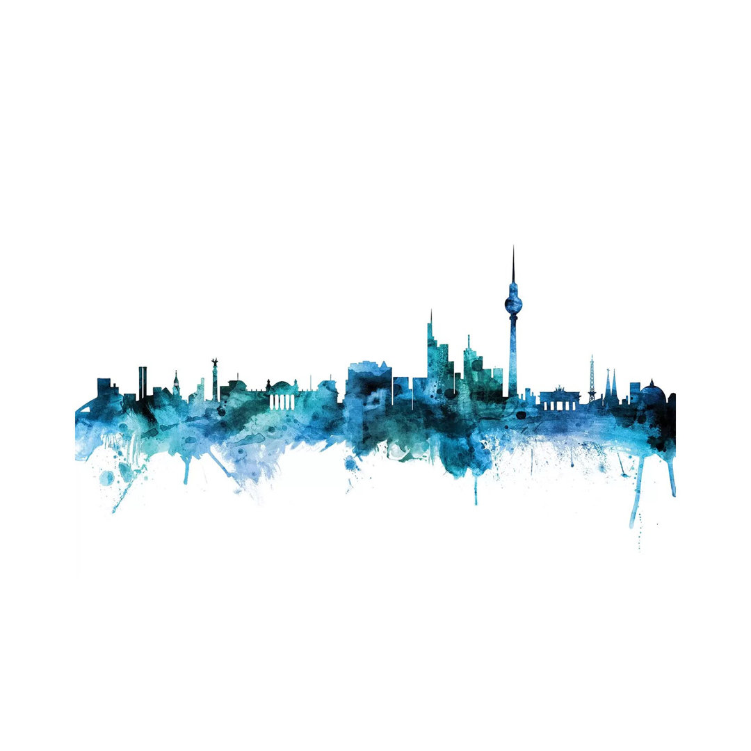 Berlin, Germany Skyline by Michael Tompsett - Wrapped Canvas Gallery-Wrapped Canvas Giclée