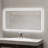 48×24 Inch Anti-Fog LED Bathroom Mirror With Modern Straight-Edged Design, 3 Color Dimmable Lighting, Horizontal/Vertical Wall Mount