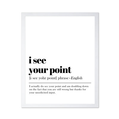 I See Your Point