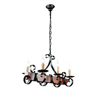 Donelson 6 - Light Candle Style Chandelier