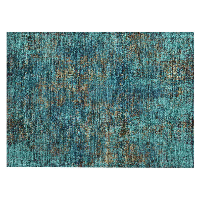 Aleighna Area Rug with Non-Slip Backing, Rectangle 1'8" x 2'6"
