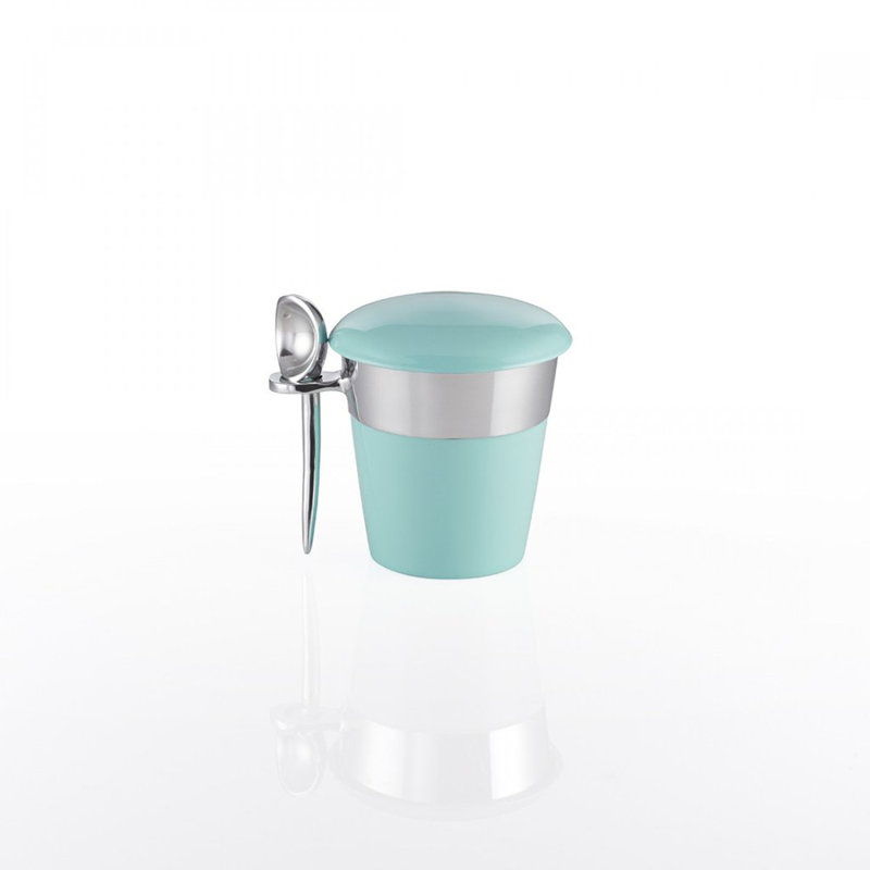 Bol à dîner à glace, Aigue-marine