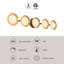 Cleo 36-in Gold dimmable LED Bathroom Vanity Light-1364859843