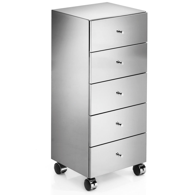 Runner Metal Bathroom Cabinet, Stainless Steel