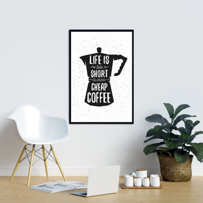 «Life And Coffee» sur toile