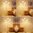 Modern Gooseneck Floor Lamp With 5 Adjustable Arms And Individual Switches, Flexible Standing Light For Living Room, Bedroom, And Home Office, Includes White And Colorful Lampshades