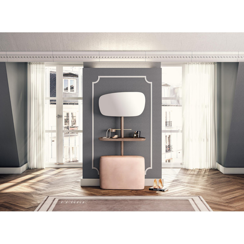 Tocador Solid Wood Vanity with Mirror
