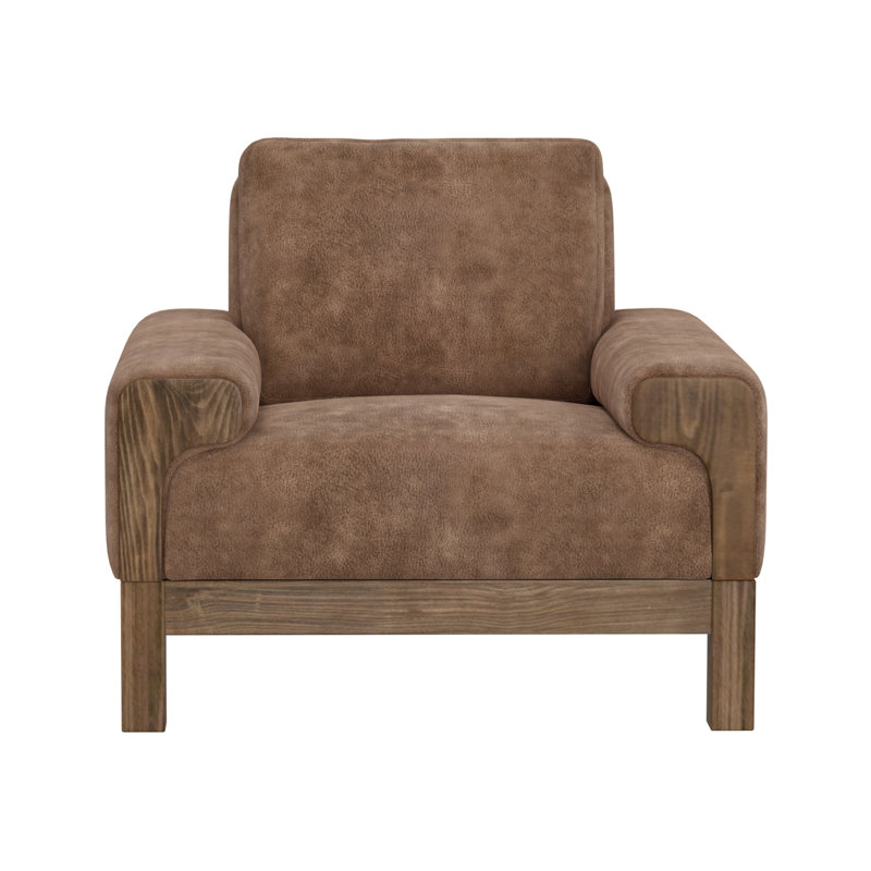 Structure et base en bois, fauteuil