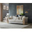 Chateau Velvet  3-Piece Living Room Set with Gold Base