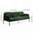 3 Seater Polyester Fabric Sofa-1802823527
