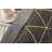 Soft Geometric Gold Printed Square Throw Pillow Cover-1987887073-1987887083