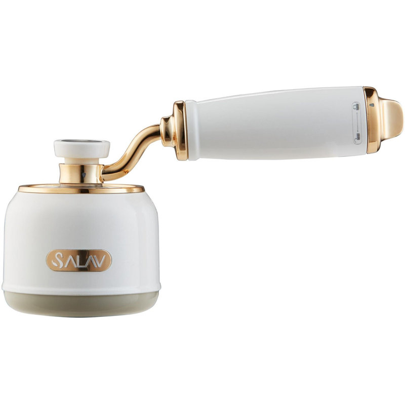 Rasoir en tissu SALAV LR-900 Retro Edition + rouleau à peluches, titane, Perle