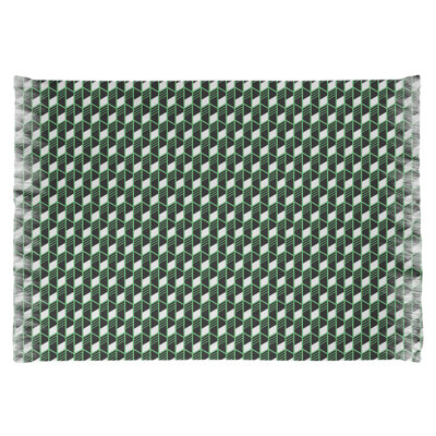 Tapis gris/noir à rayures géométriques classic Mcguigan
