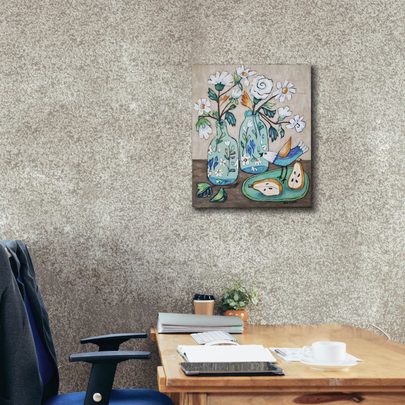 «It's Morning» par Holly Wojhan, art mural sur toile, H 24 po x l 20 po x P 0,75 po