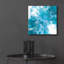 Art mural en verre Ivy Bronx «Blue Lagoon 2» par Sarah Adams-1499645166