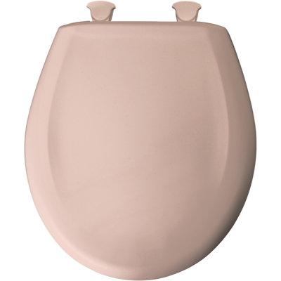 Siège de toilette rond en plastique