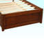Lit plateforme simple en bois massif-1790169514