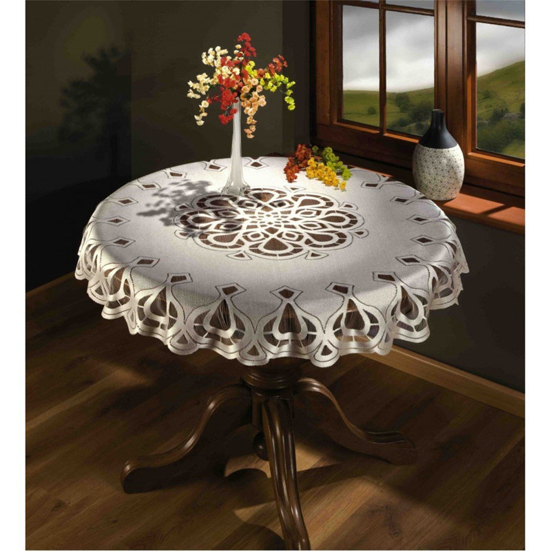 Dildy Polyester Floral Lace Doily