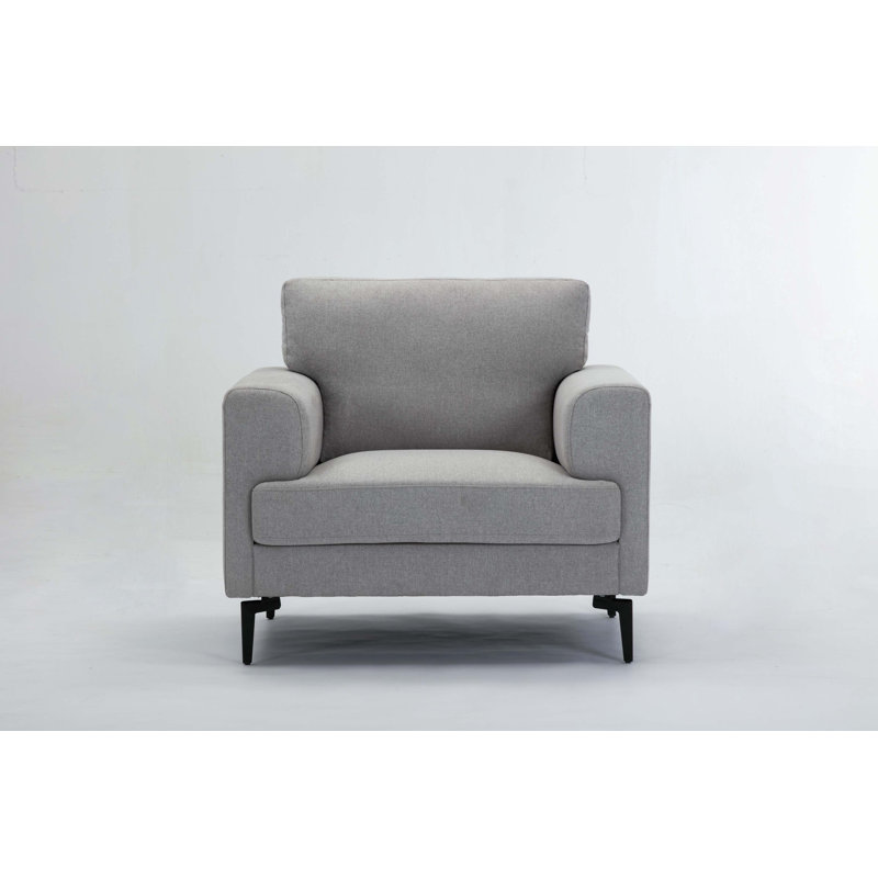 Chaise d'appoint avec pieds en métal