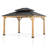 13 pi. L 11 pi. X P 11 pi. D Pavillon de jardin en acier