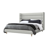 Ornette Upholstered Wingback Bed